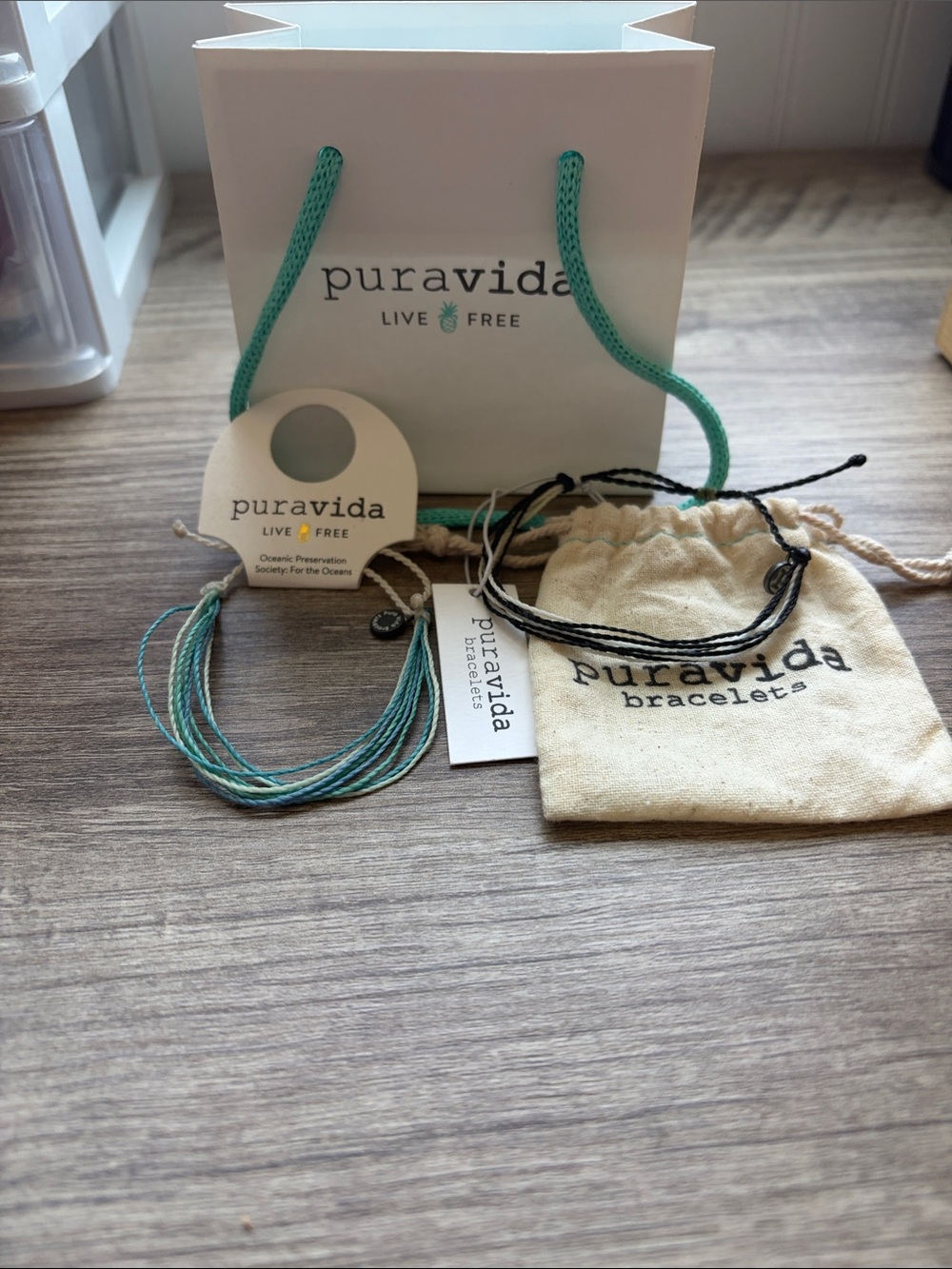 NWT Set of puravida Multi Strand Bracelets